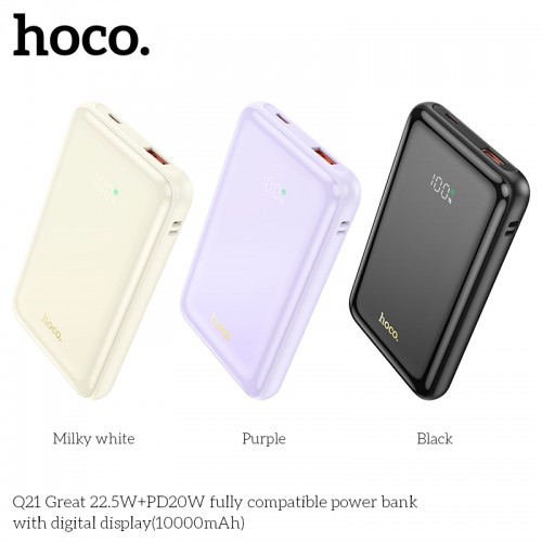 Q21 Great, mobile power bank, 10000mAh, Type-C input